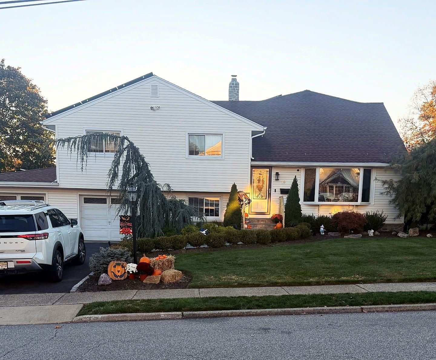 Split level home in daylight with no visible fixtures or wiring